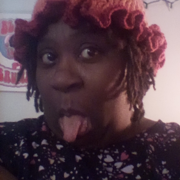 Handmade Crochet Ruffle Hat - Picture 3 of 3